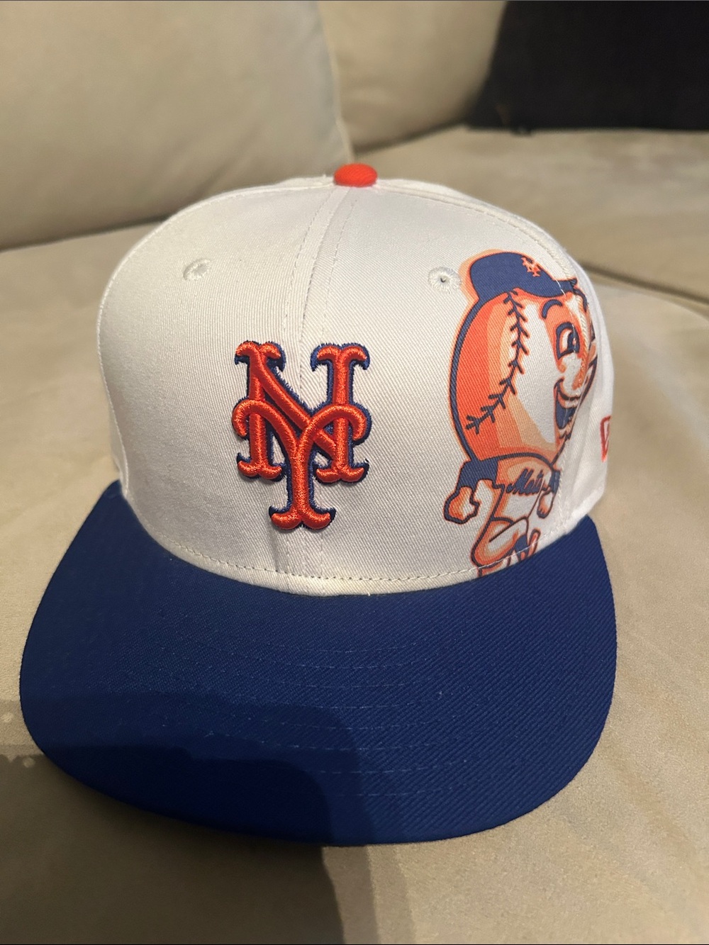 Mets double logo fitted hat